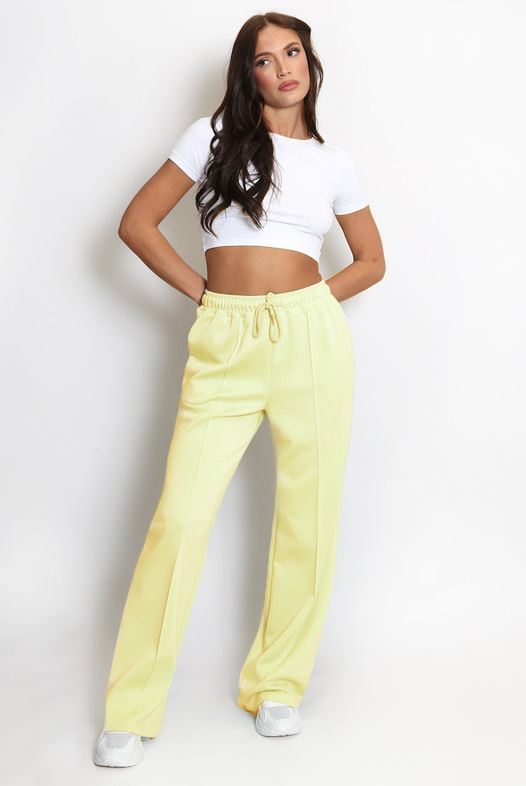  Pintuck Wide Leg Jogger 