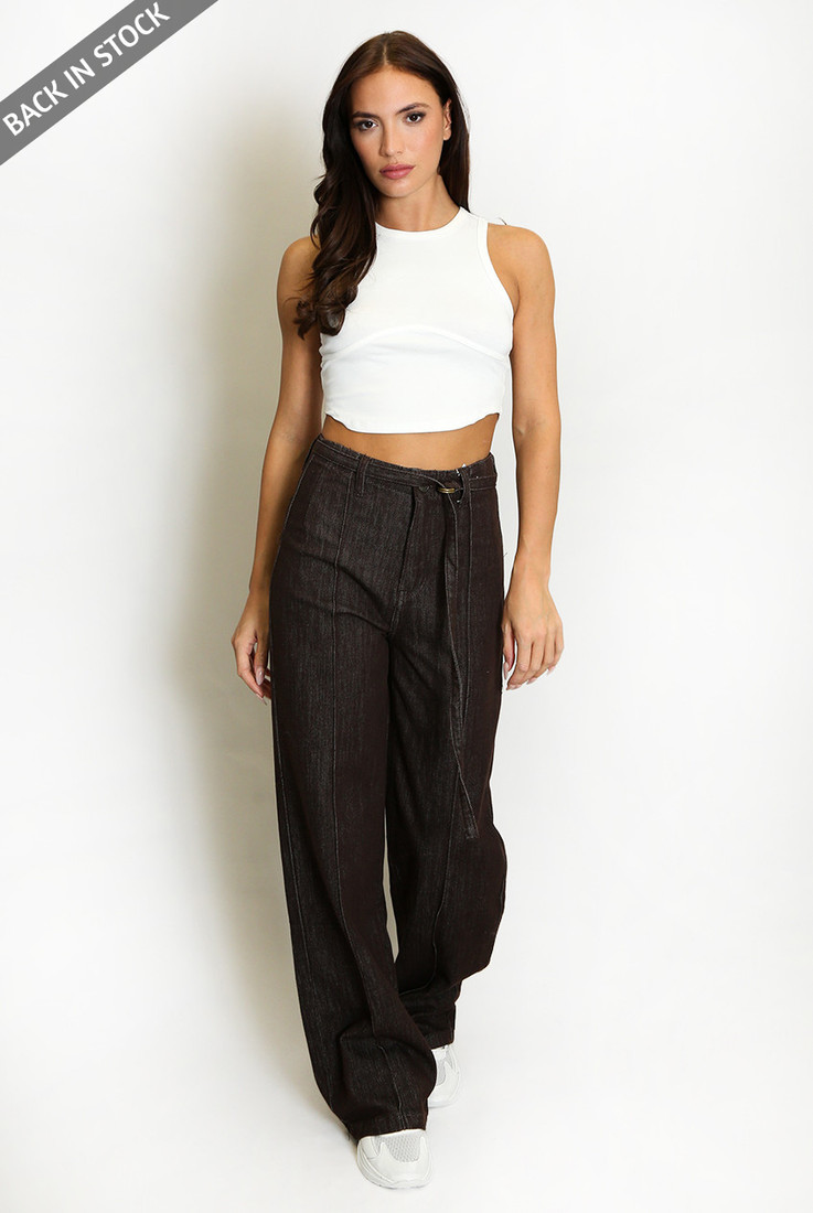 Front Seam Dad Fit Jeans