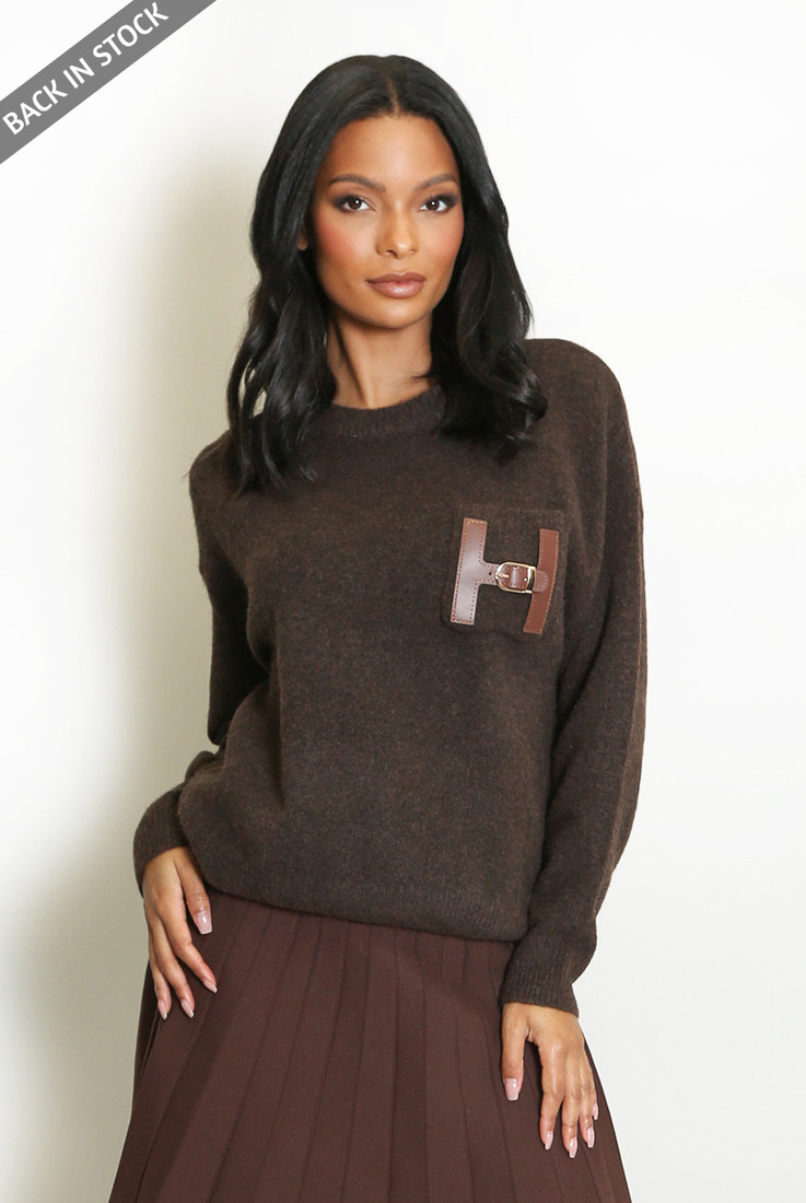 H Motif Wool Blend Jumper
