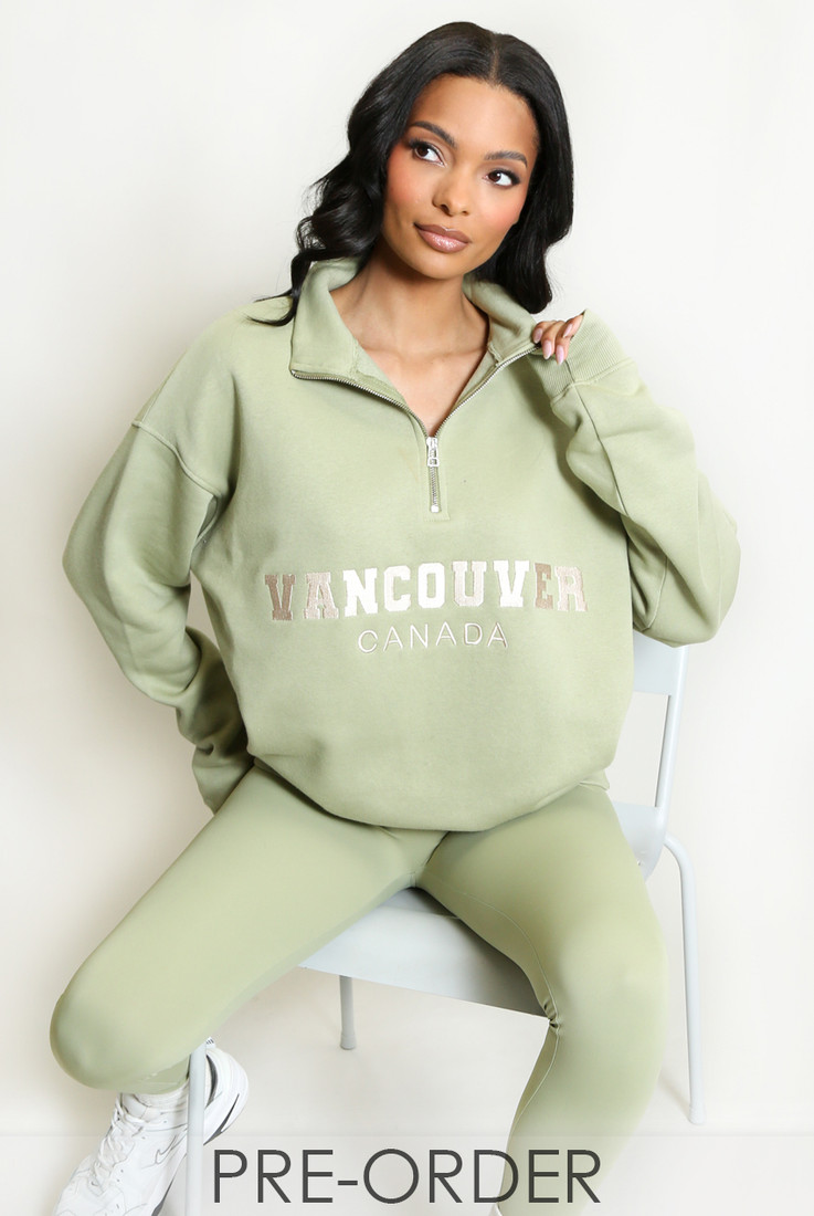 Vancouver Half Zip Sweatshirt 