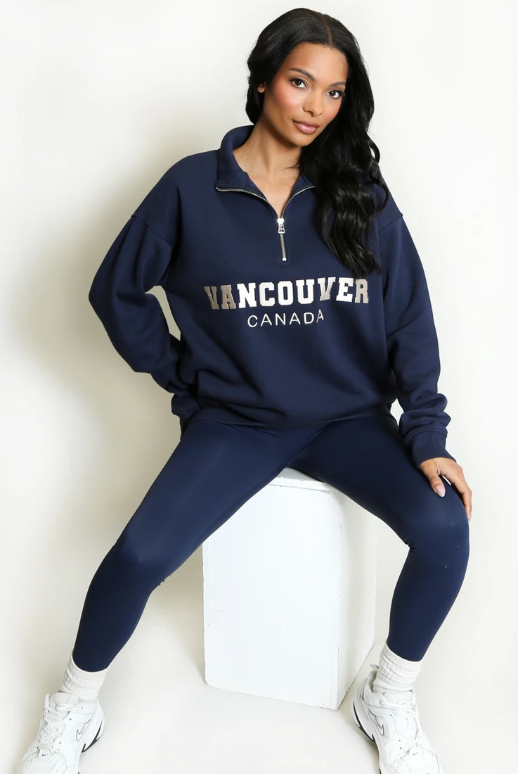 Vancouver Half Zip Sweatshirt 