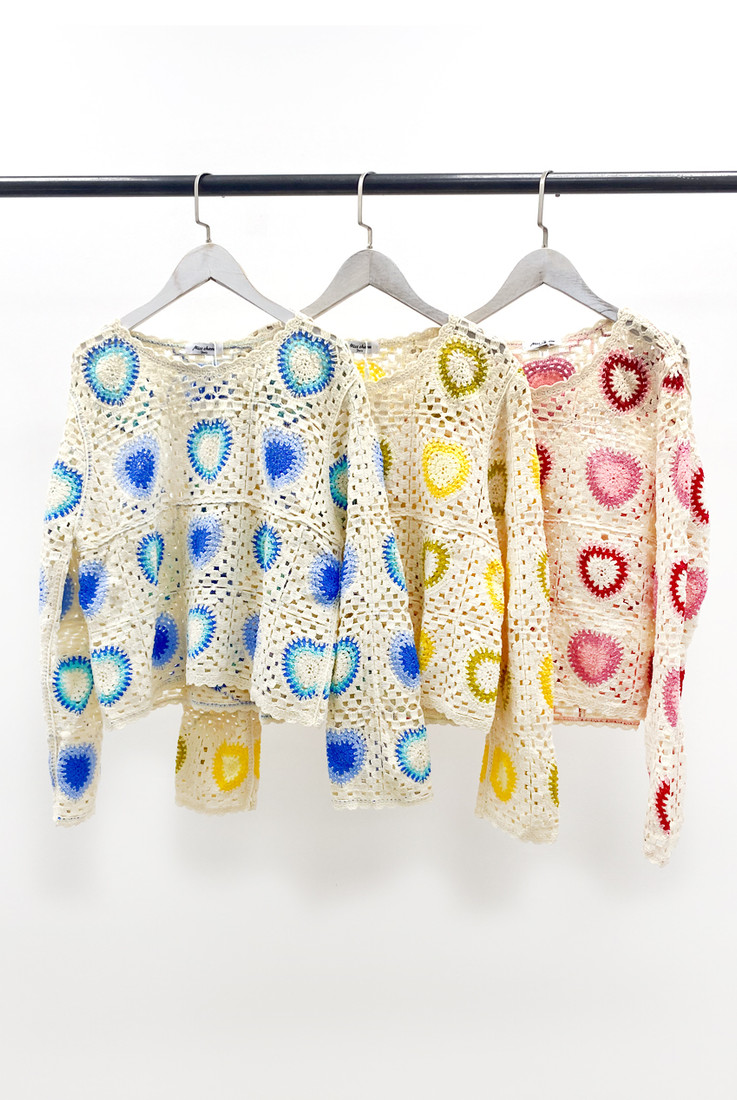 Heart Crochet Jumper