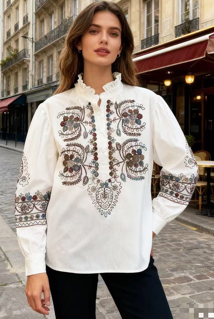 Ethnic Embroidered Blouse