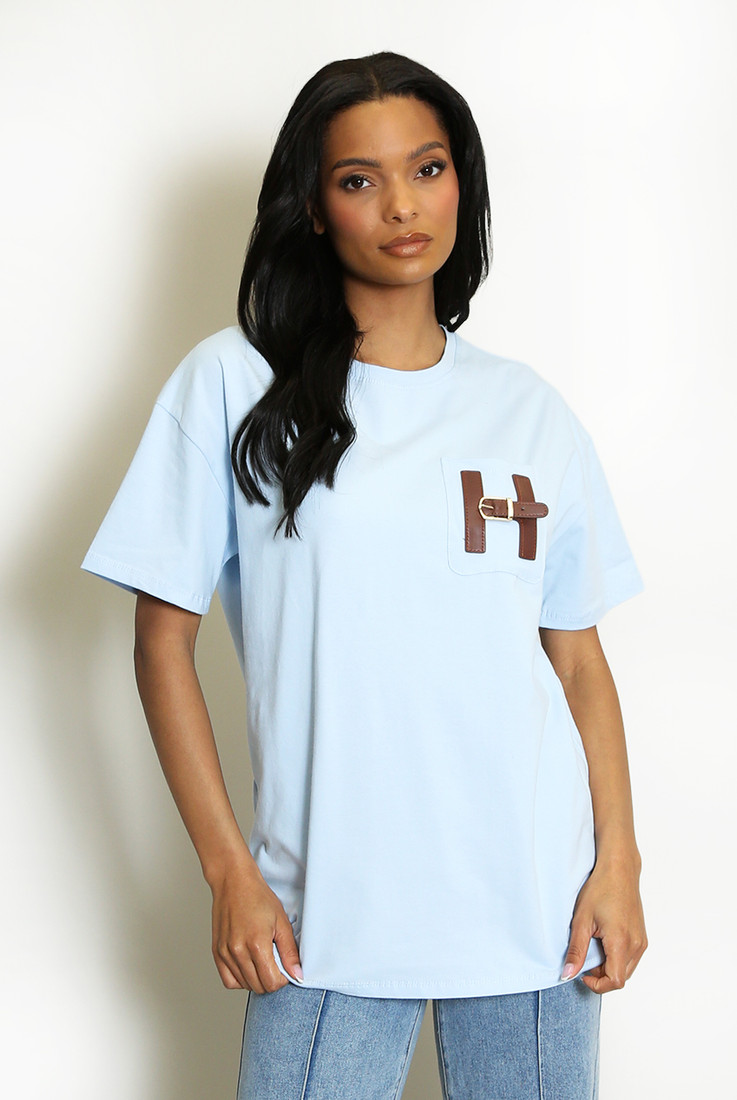 H Motif Short Sleeves TShirt