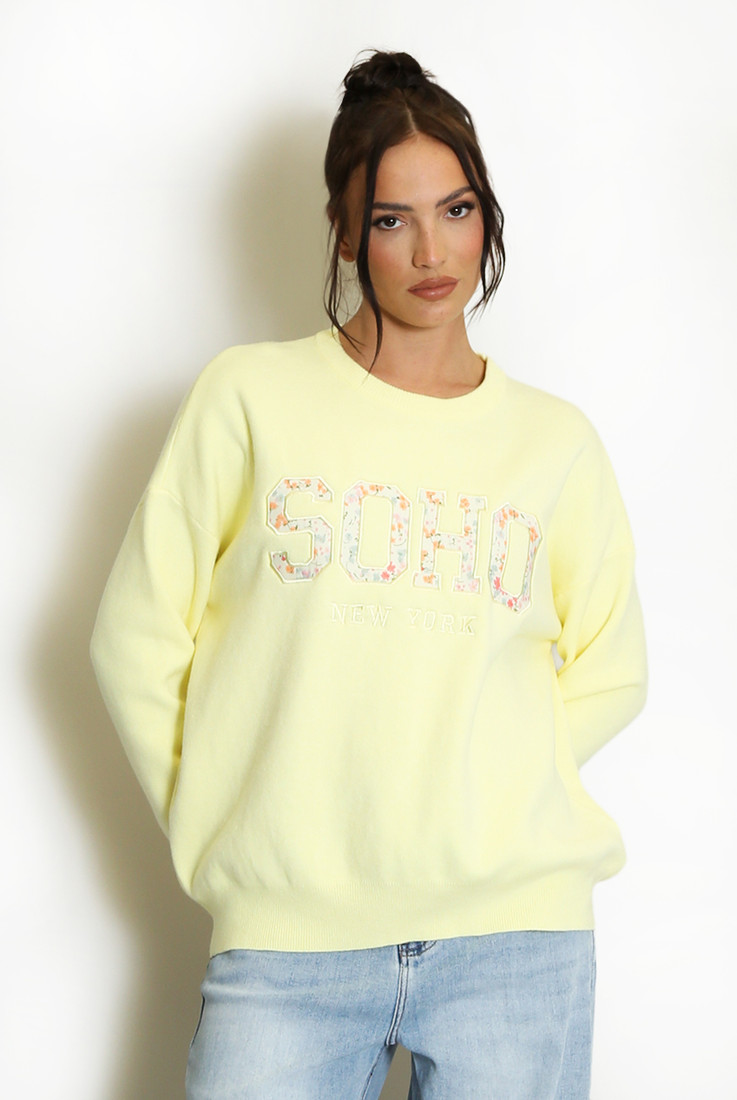 Floral SOHO Motif Jumper