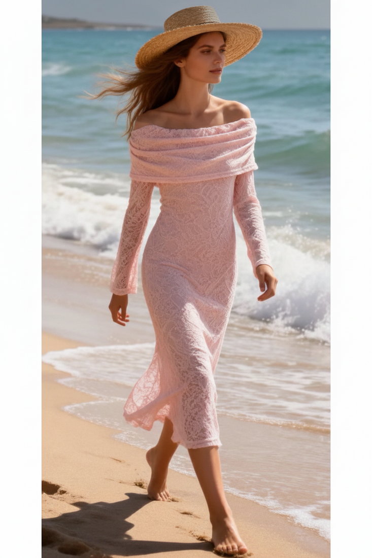 Bardot Lace Maxi Dress