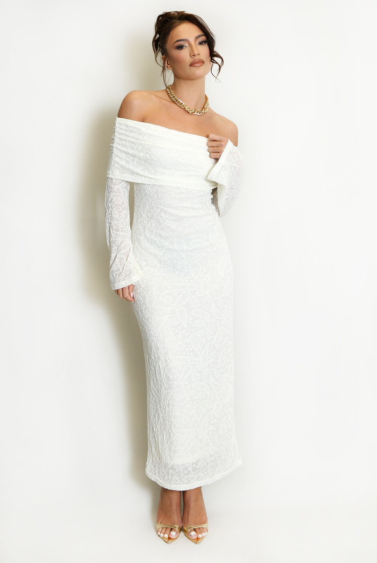 Bardot Lace Maxi Dress