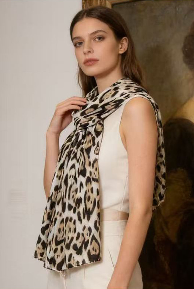 Leopard Print Scarf