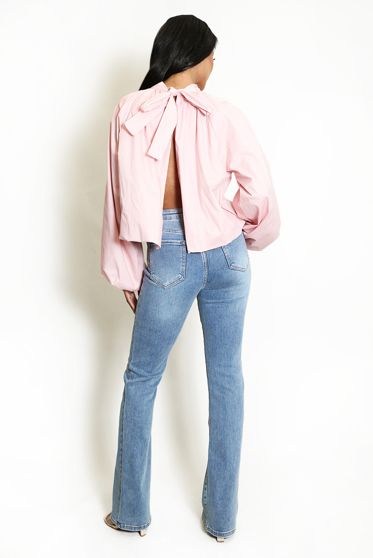 Open Back Blouse