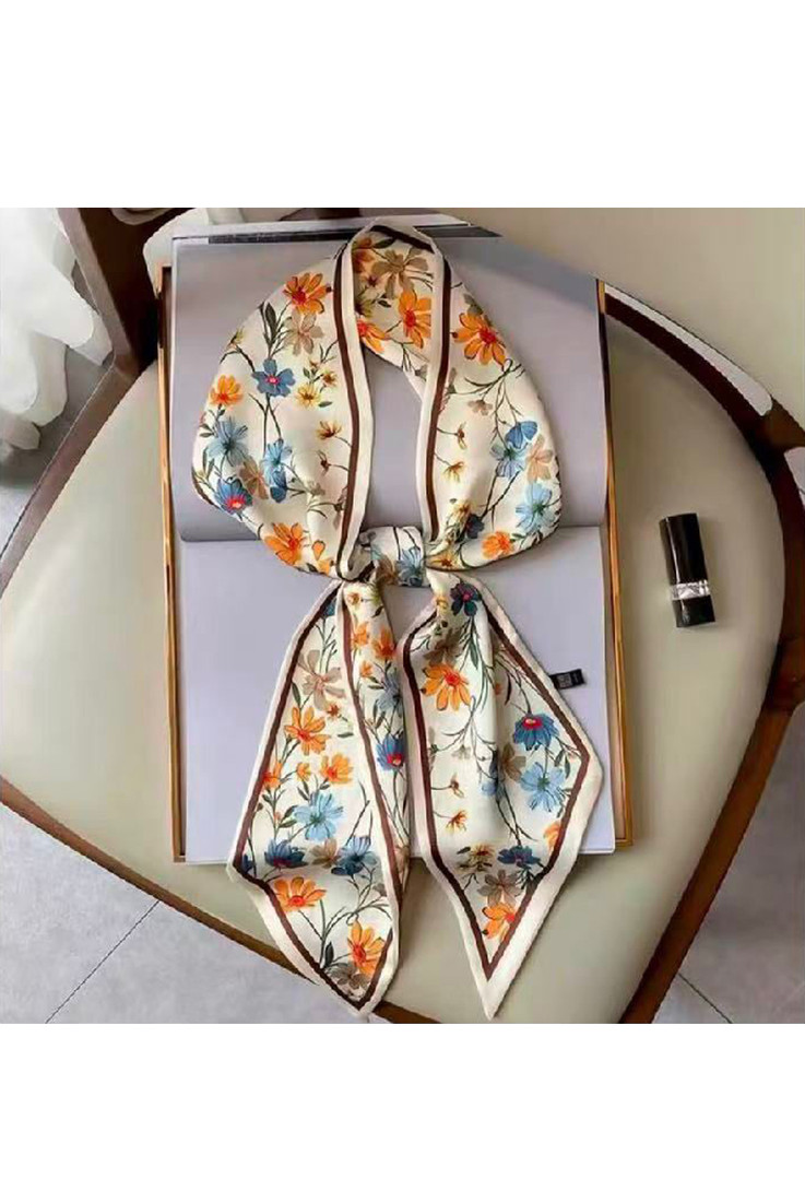 Floral Printed Neckerchief 