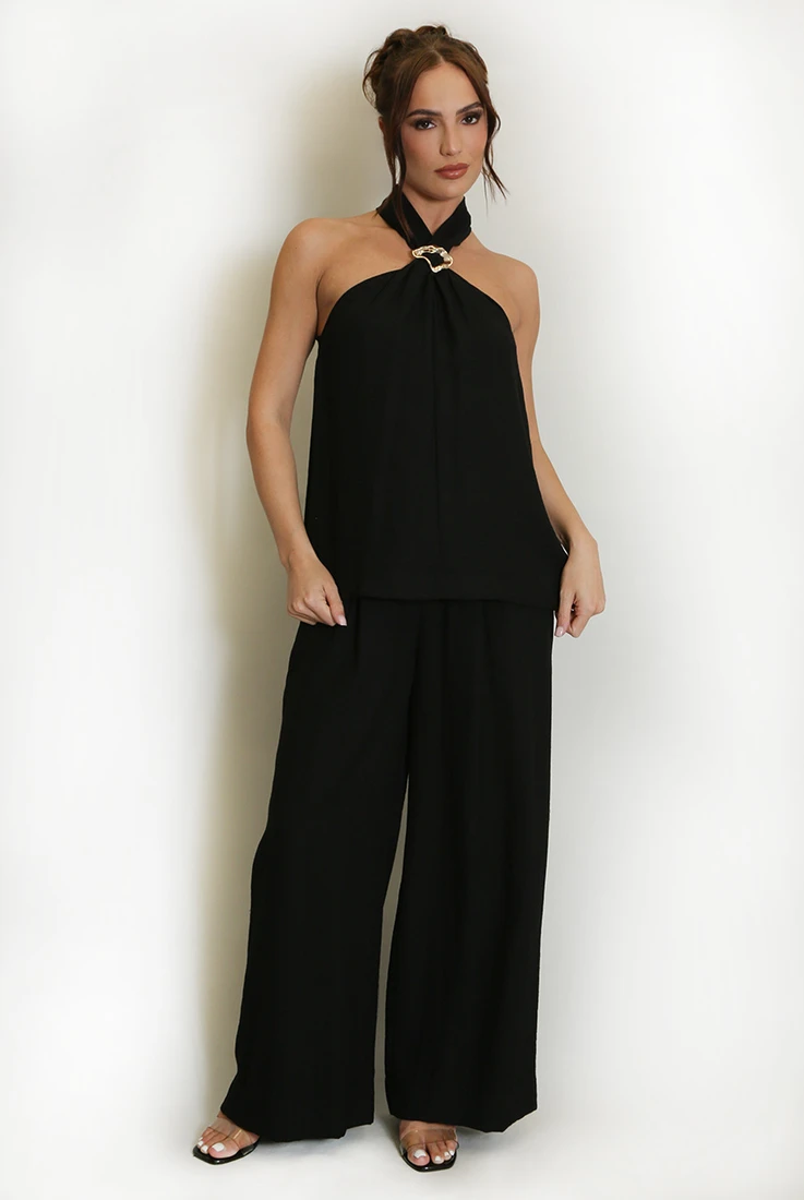 Wide Hem Trousers