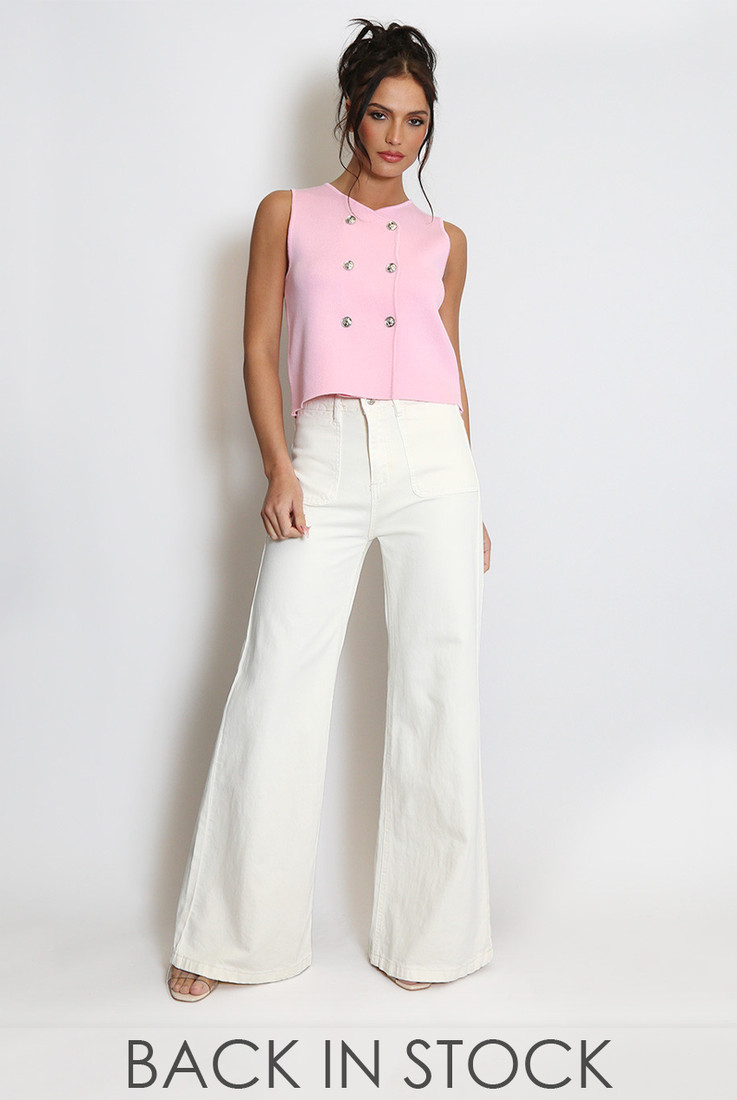 Denim High Waist Flare Jeans