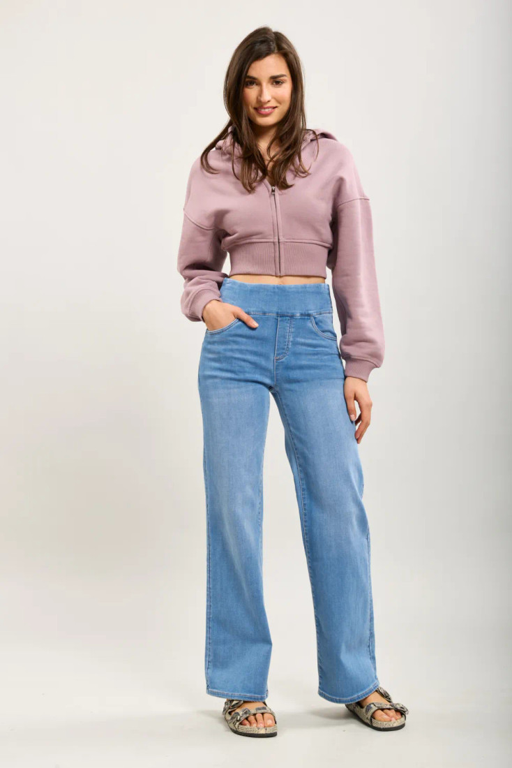 High Waist Super Stretch Straight Fit Denim Jeggings