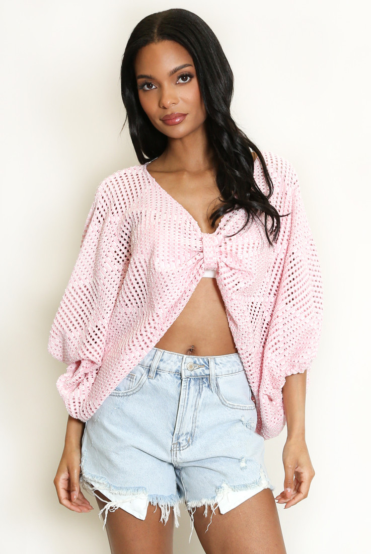 Twist Crochet Shrug