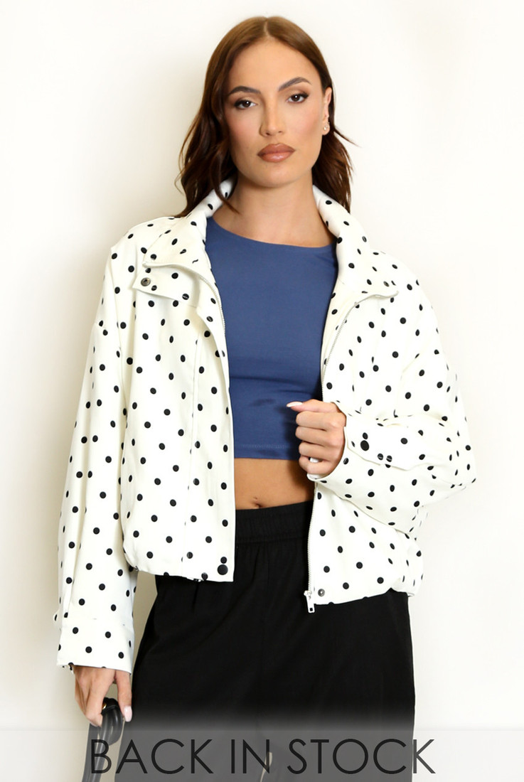 Polka Dot Light Weight Jacket