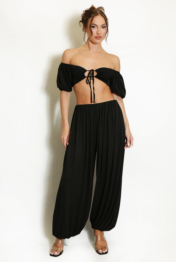 Pleated Balloon Trousers