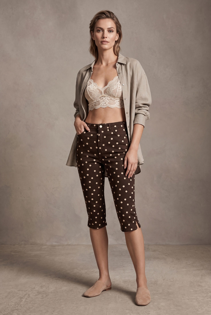 Polka Dot Capri Jegging 