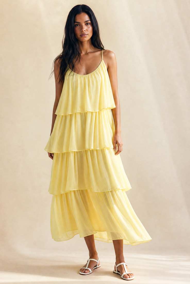 Tiered Cami Maxi Dress