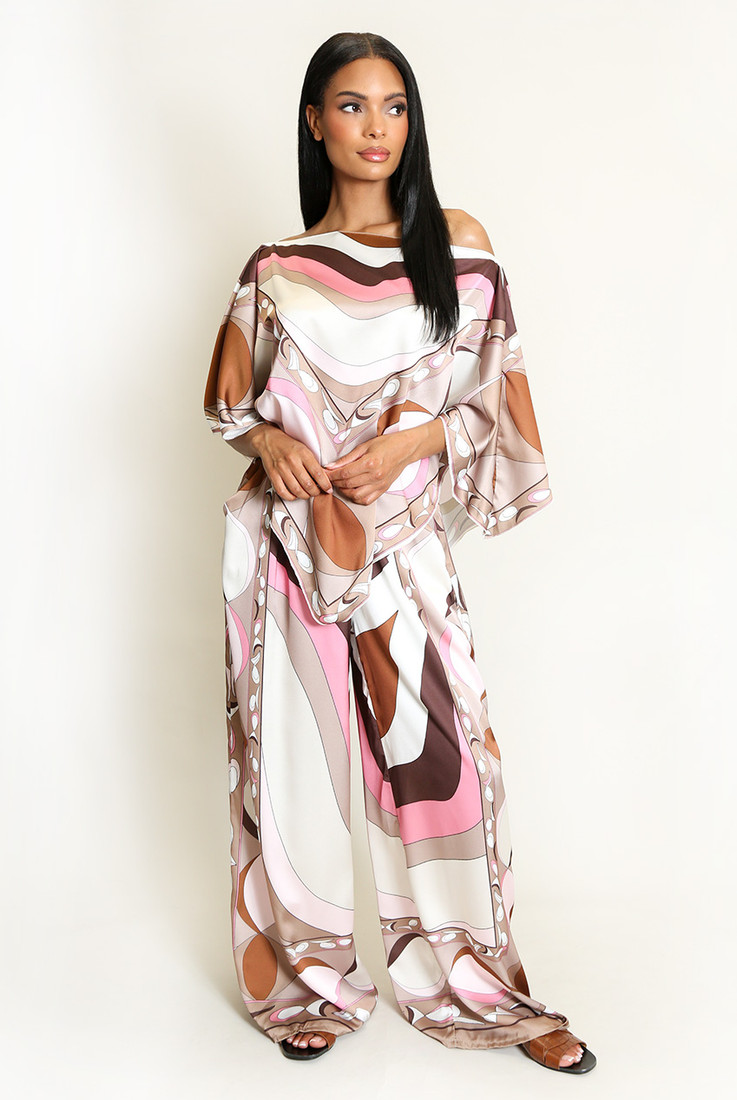 Printed Tunic and Trouser Set