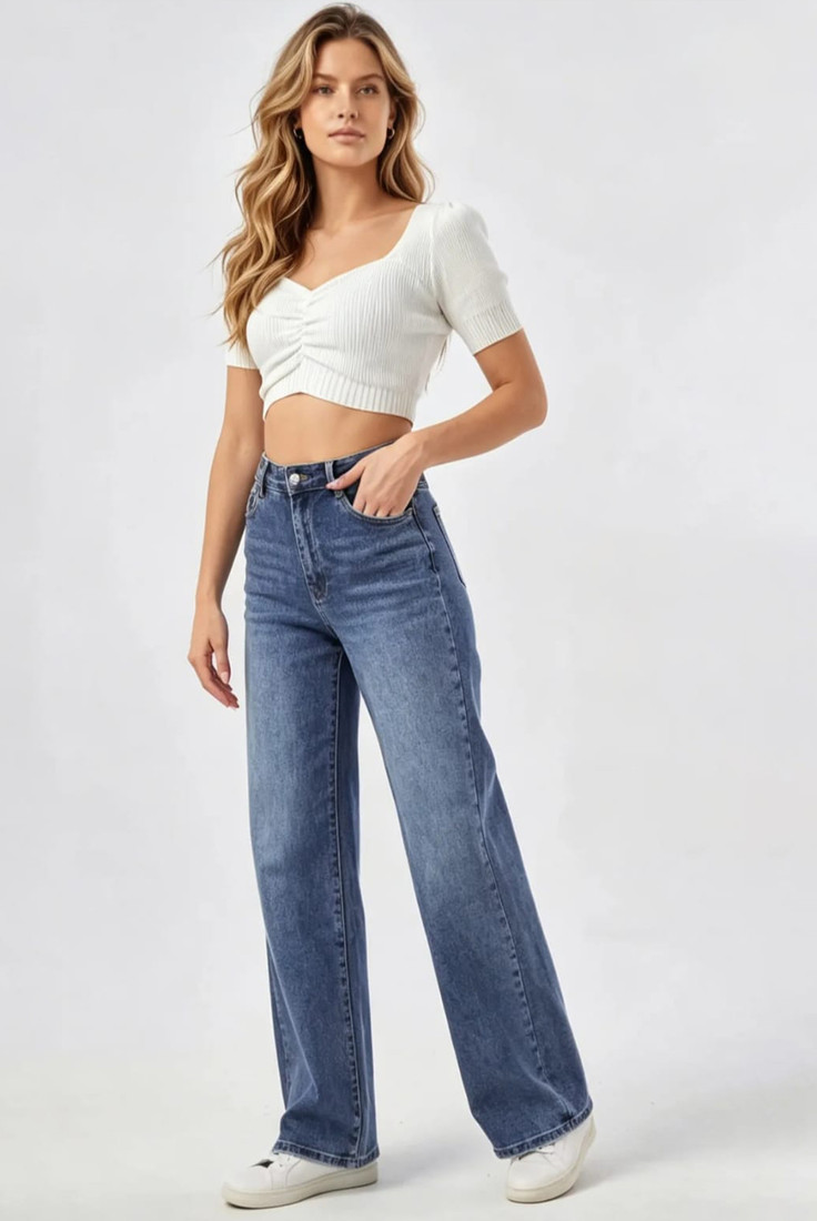 Dad Fit Denim Jeans