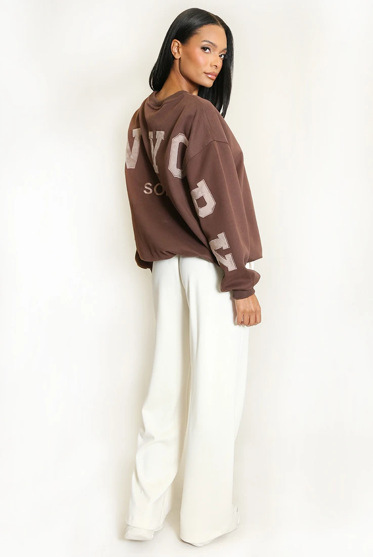 New York Applique Sweatshirt