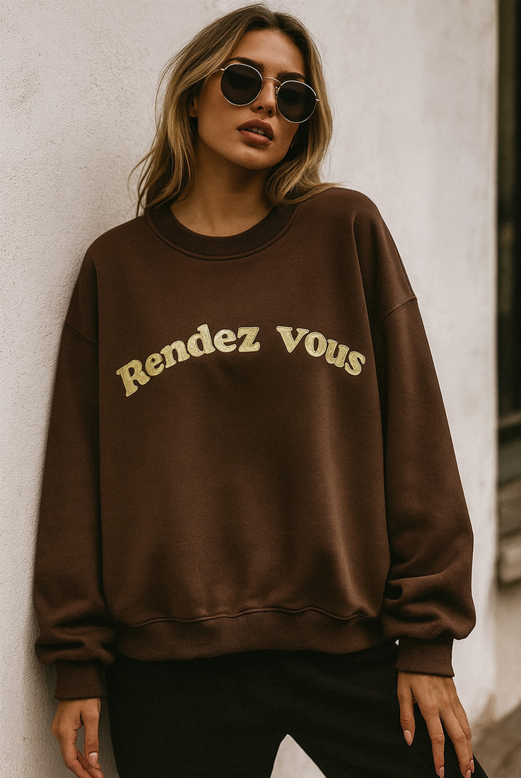 Rendez Vous Embroidered Sweatshirt