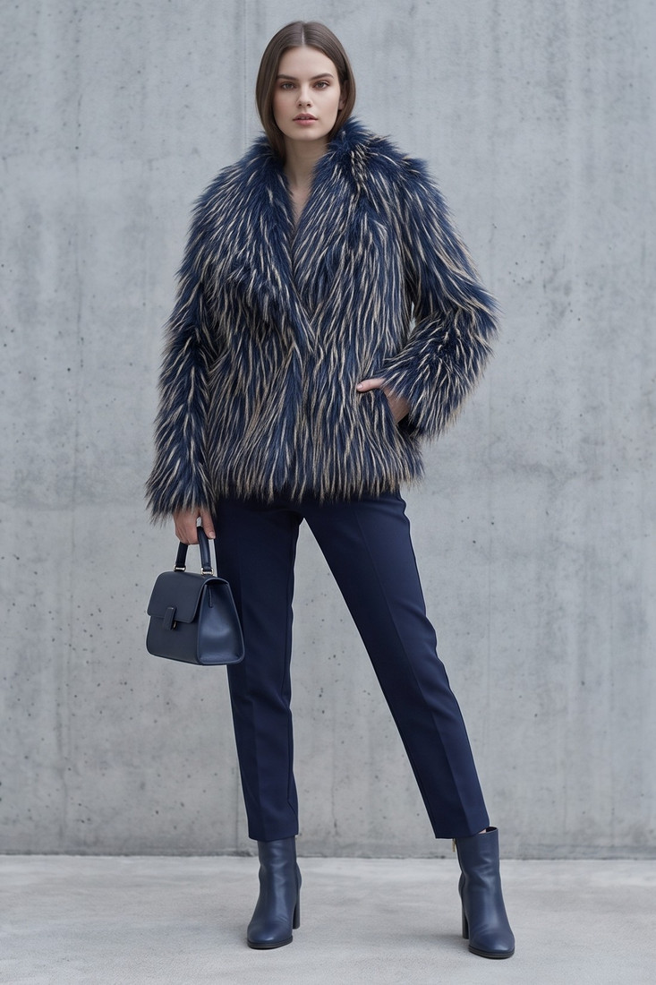 Faux Fur Shaggy Luxe Coat