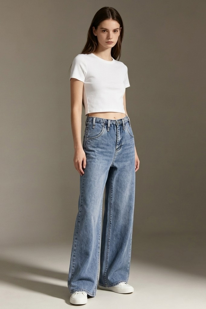 Dad Fit Denim Jeans