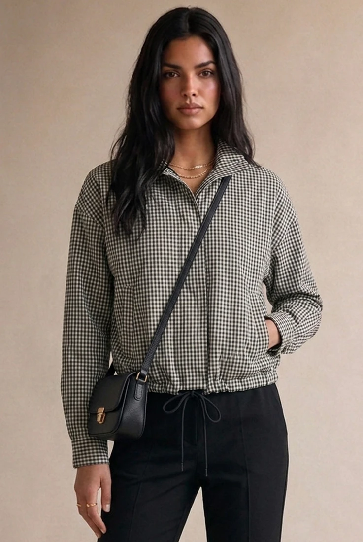 Gingham Check Jacket 