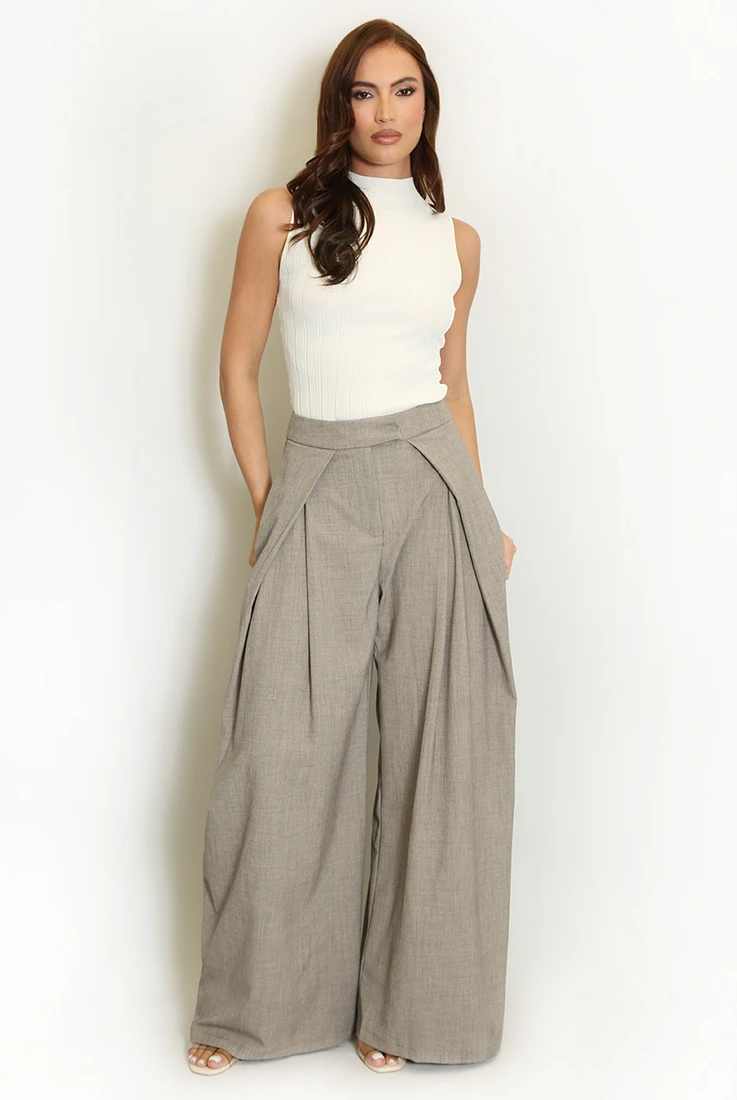 Drape Pleated Trouser