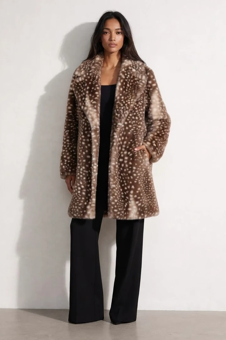 Bambi Fur Overcoat