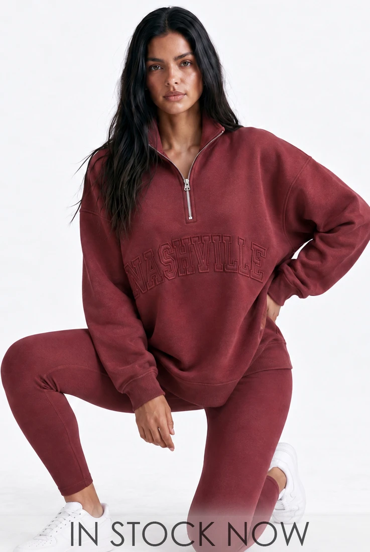 Nashville Half Zip Sweatshirt