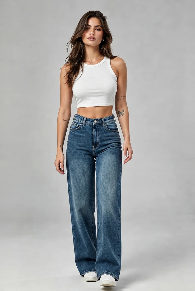 Dad Fit Denim Jeans
