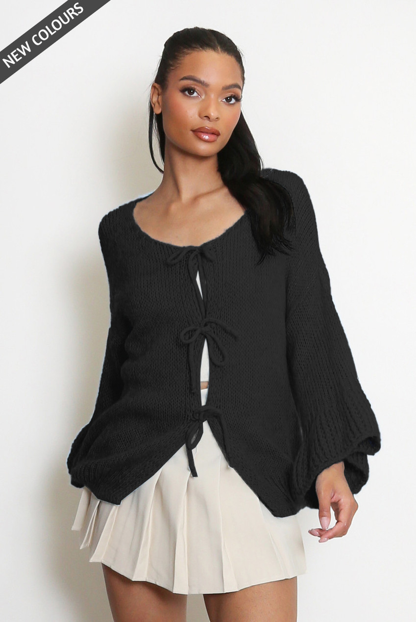 Valerie Tie Up Cardigan
