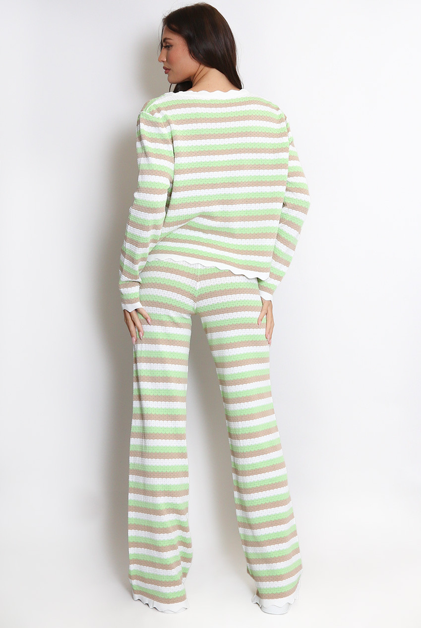Cardigan, Top & Trousers Set