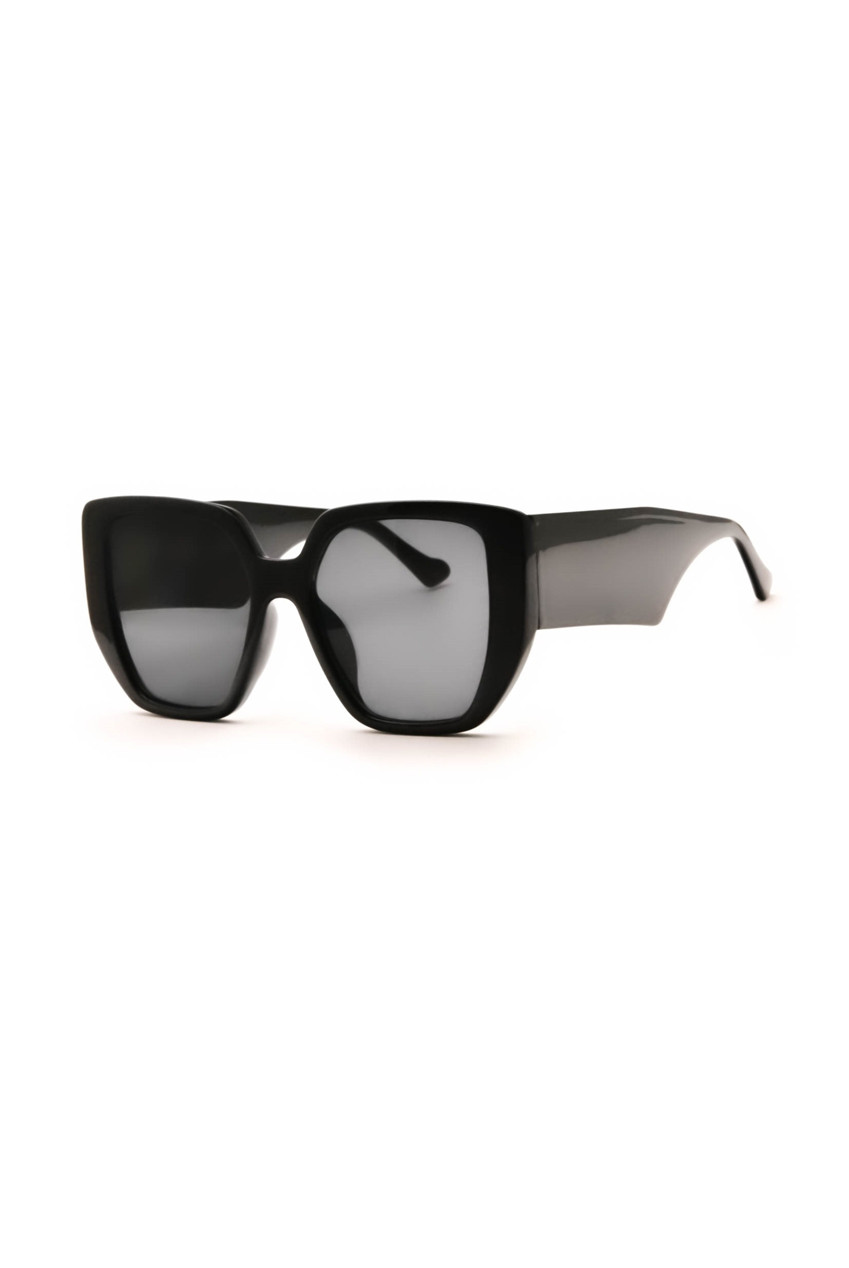 Chunky Black Frame Sunglasses 