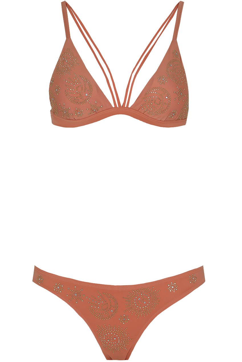 rose gold bikini set