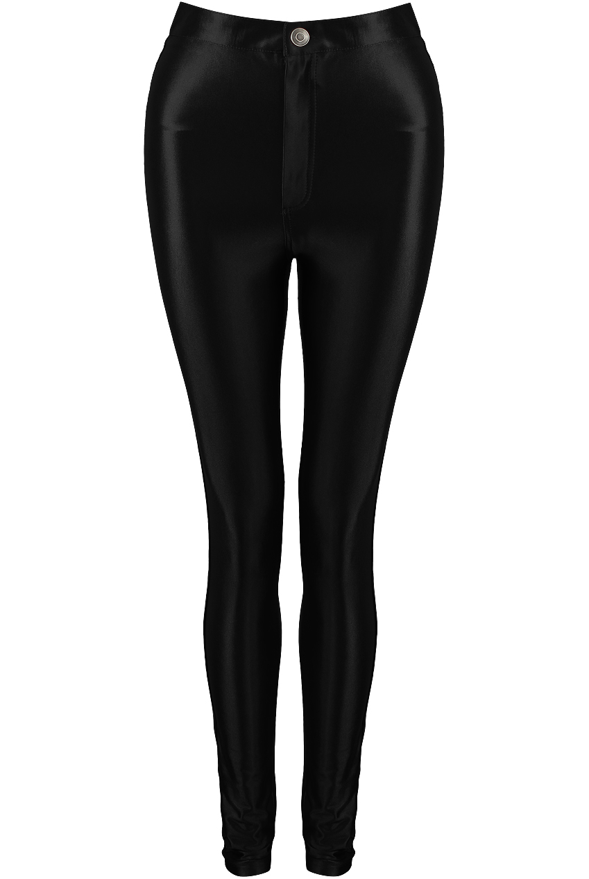 High Waist Vinyl Disco Pants - Buy 