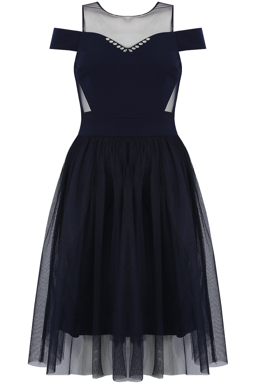 net skater dress