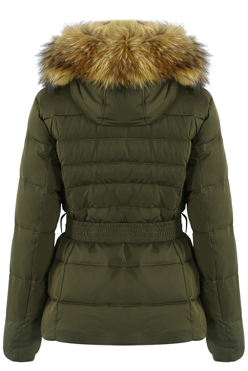 Belted Layered Fur Hood Puffer Jackets - Buy Fashion Wholesale in The UK