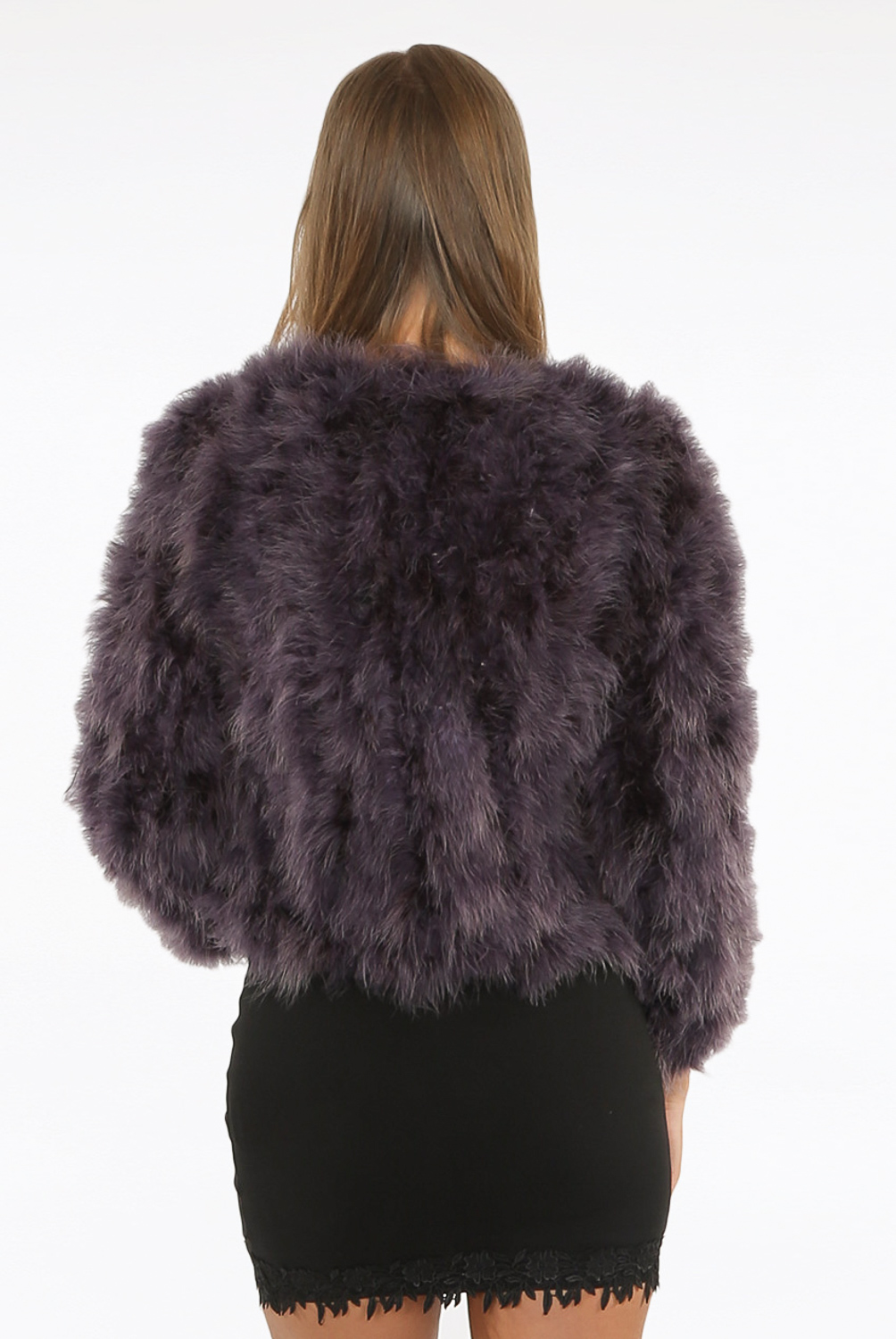 ostrich feather jacket uk
