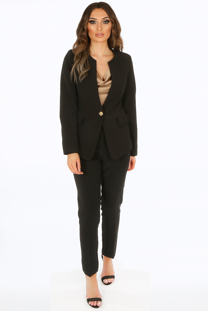 Women's Trouser Suit - Black | Konga Online Shopping