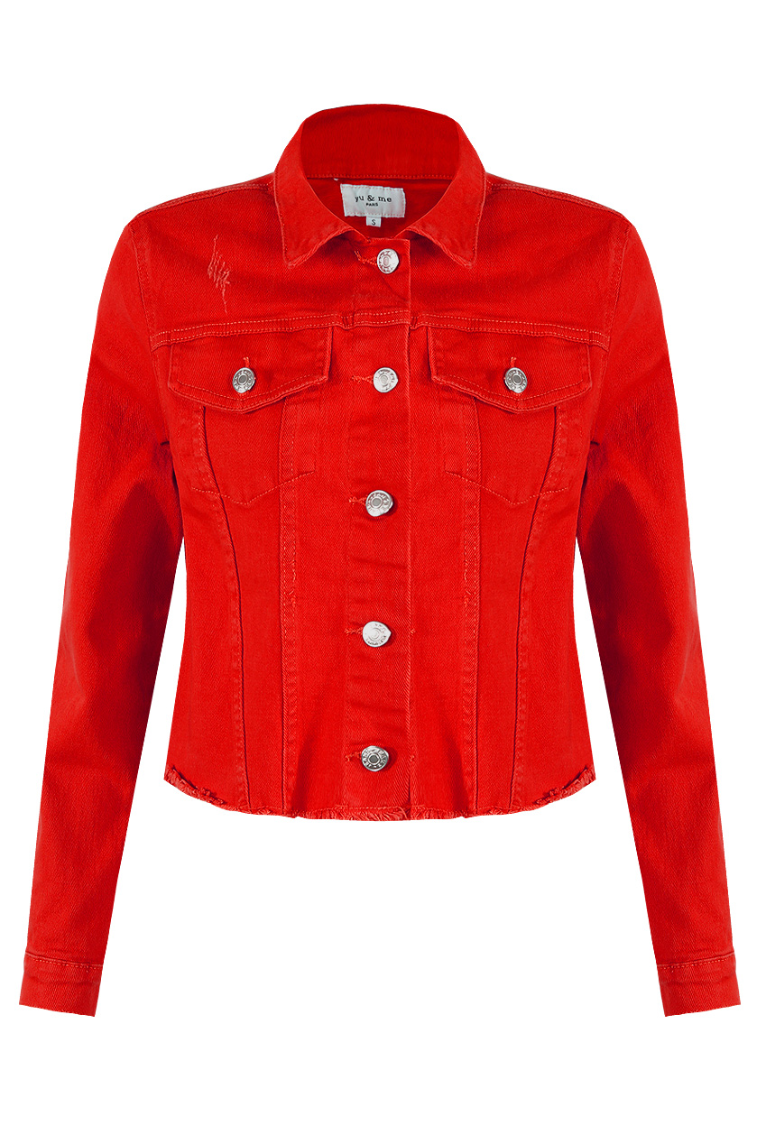 Cropped Denim Jacket - Buy Fashion 