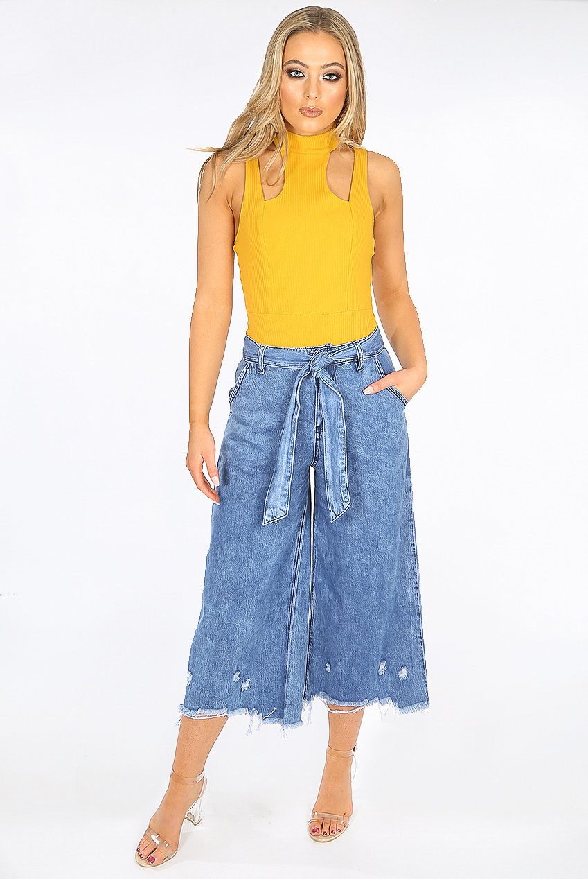 Summer Denim Culottes - Kavita Cola