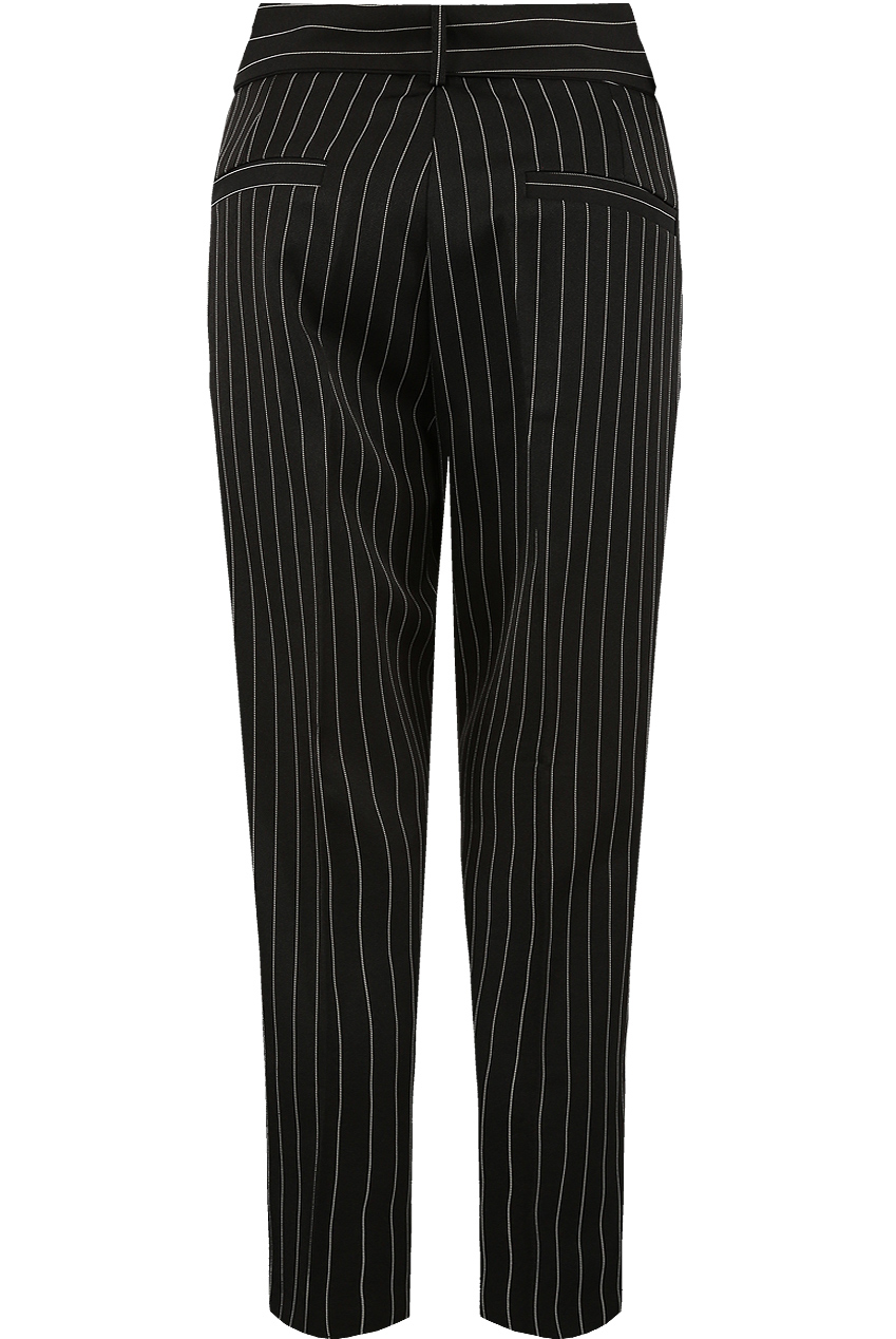 Striped D-Ring Belted Trousers main image 1