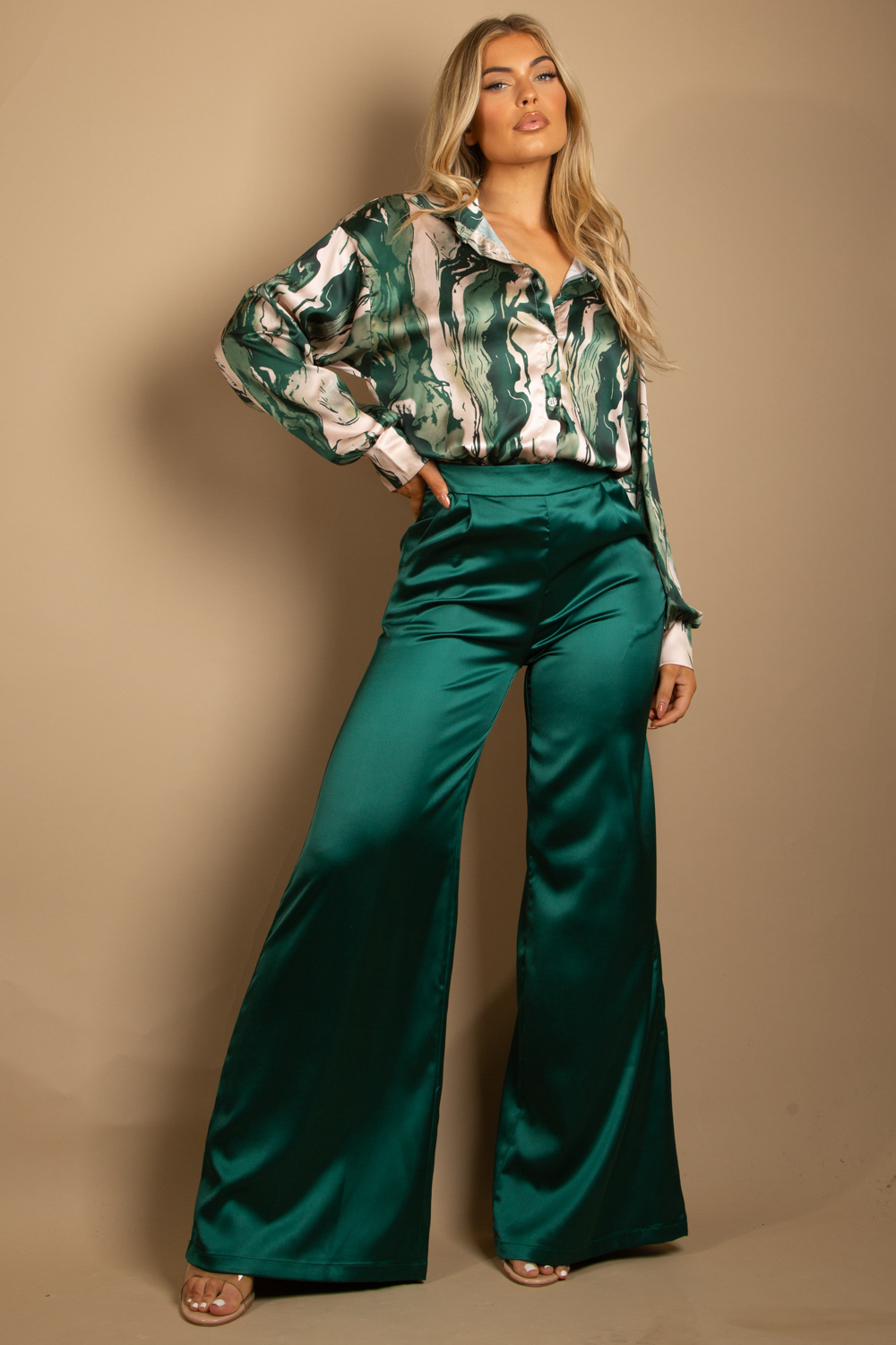 Lotus silk palazzo pant | La DoubleJ | | Simons