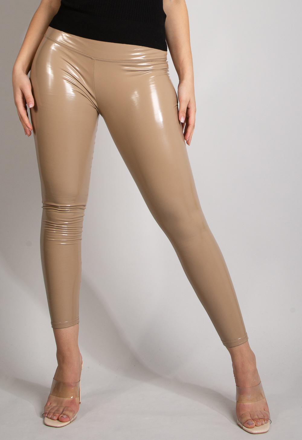 High Shine Vinyl Leggings - Buy Fashion 