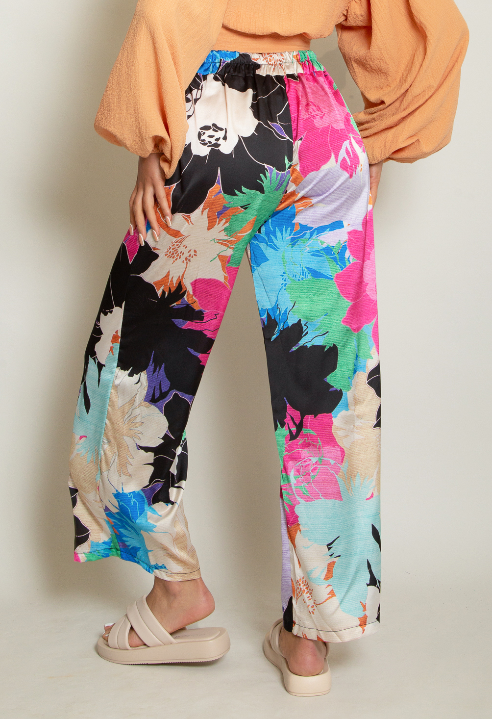 Women's Floral Tailored Pant | Katie