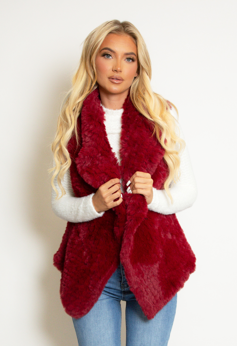 Faux Fur Swing Gilet- Buy Fashion Wholesale in The UK