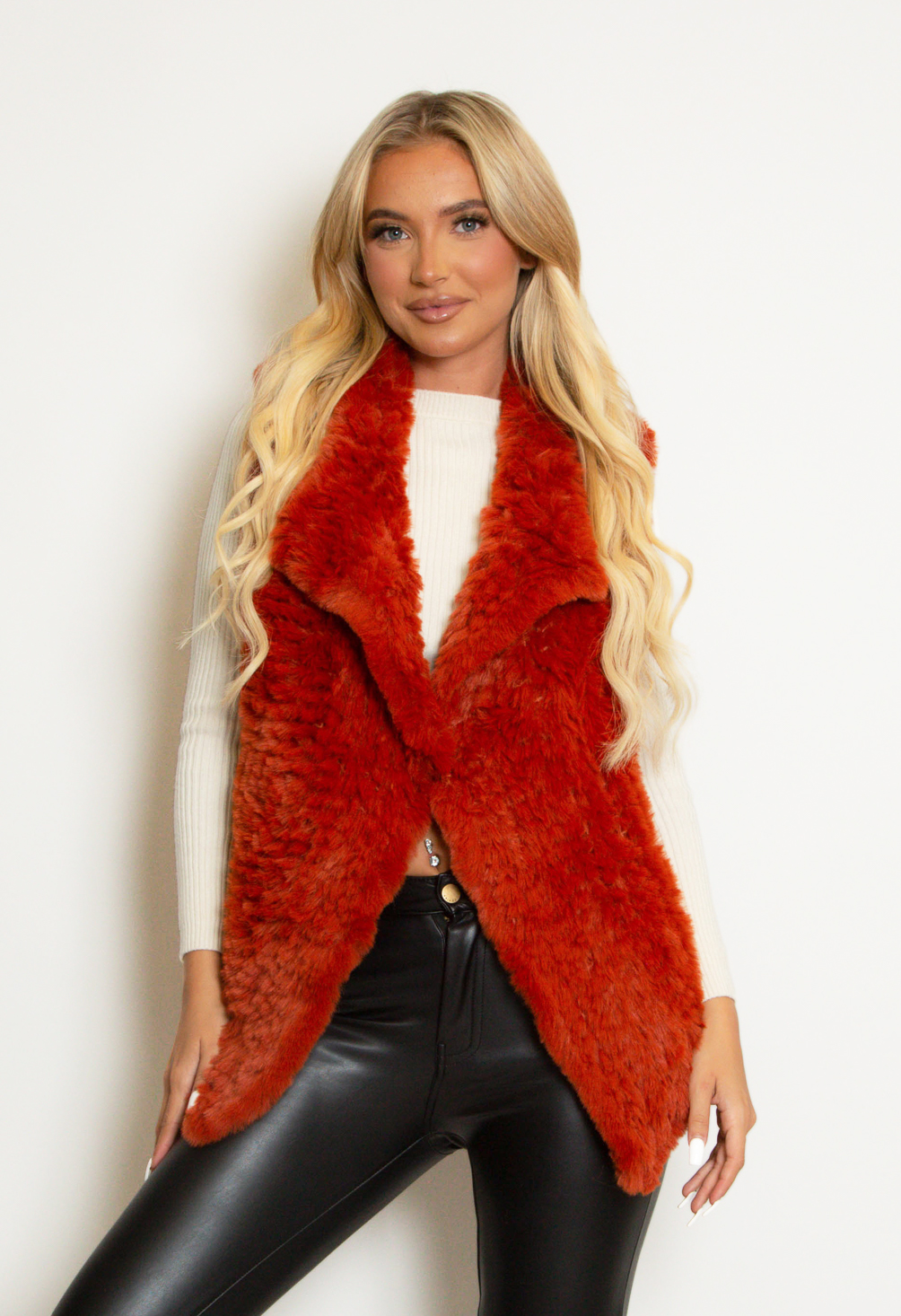 Faux Fur Swing Gilet- Buy Fashion Wholesale in The UK
